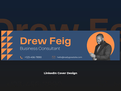 LinkedIn Cover Design band logo branding cover design illustration linkedin