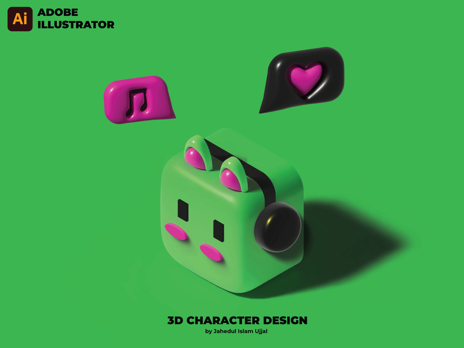 3D Character Design 3d 3d character graphic design illustration uiux