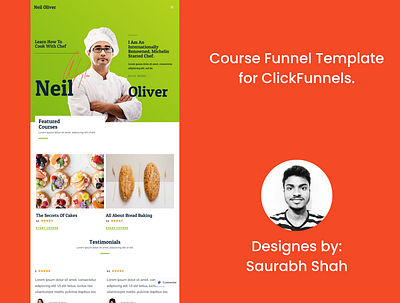 Course Funnel Design for ClickFunnels clickfunnels clickfunnels template coach funnel home home page landing page sales page ui web design