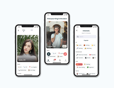 Ace | Dating Mobile App app cute dating fun graphic design mobile social ui