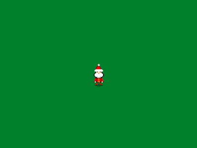 not all Santa Claus has deers christmas pixel santa claus