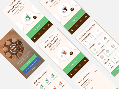 Stress-free Boba Ordering app boba design drinks food illustration ui ux