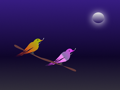 Moonlit Mockingbird graphic design
