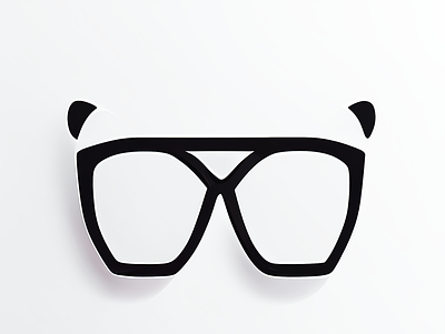 Geek confidence eyeglass geek glass graphic design illustration intelligence logo nerd smart