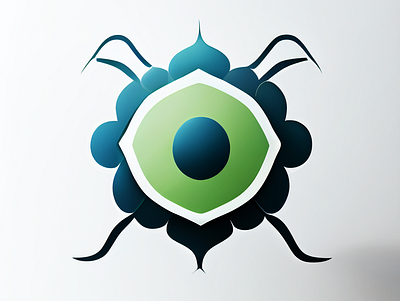 Pest! bacteria beholder creature eye graphic design logo monster pest virus