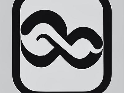 App Icon app flow icon logo rollercoaster wave