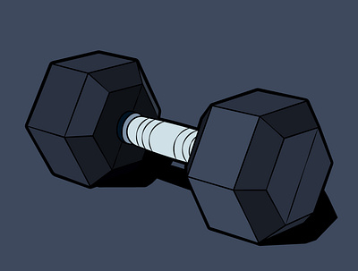 Dumbbell 45lb adobe design designer dumbbell graphic design illustration illustrator