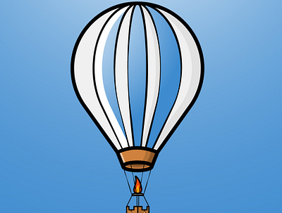 Hot Air Balloon adobe air balloon design designer graphic design hot hotairballoon illustration illustrator