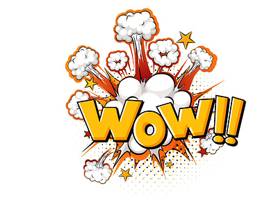 wow-word-bomb-explosion-isolated 3d animation graphic design motion graphics ui wow word bomb explosion isolated
