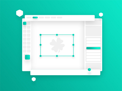 Photoshop UI Illustration