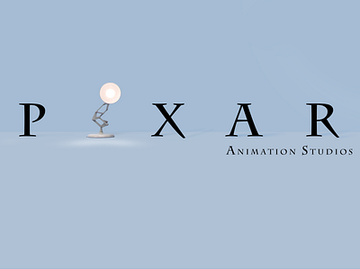 Pixar Animations brand Poster 3d animation branding design graphic design illustration ui