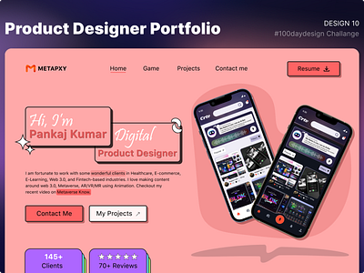 Product Designer Portfolio app design colourful portfolio design design challenge design portfolio designer portfolio digital product design fun portfolio illustration light portfolio product design product design portfolio ui ui design ux design website portfolio