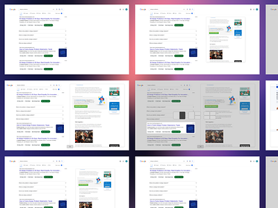 Google Search Result Page Redesign app design design google design google page redesign google redesign google search redesign google ui google ux product design quick redesign redesign ui design