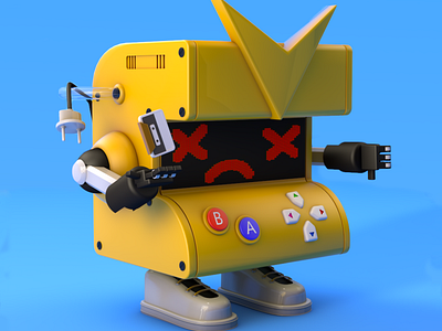 Robot in Physical Render #4