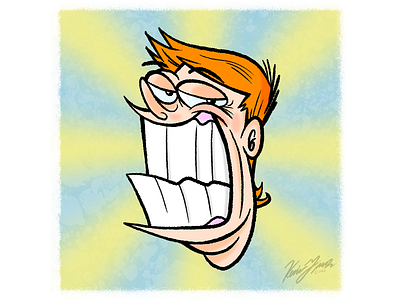 Pearly Whites cartoon character design cheerful comic creative digital art digital artist happy humor illustration