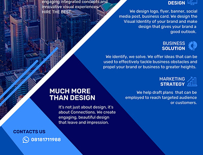 Advertisement Flyer design graphic design