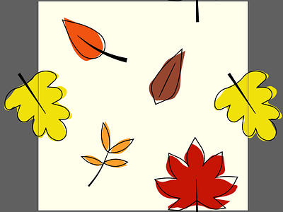 Autumn Pattern Sample 3 design graphic design graphicdesign pattern raster repeatable pattern vector