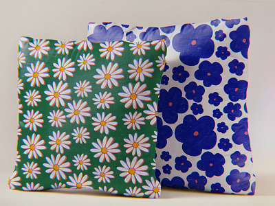 Summer Retro Flower Pattern