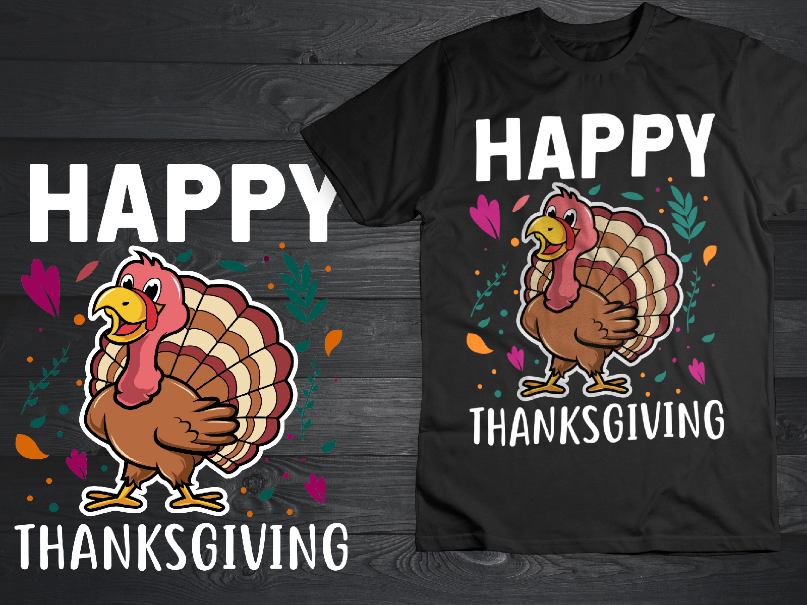 Thanksgiving T-shirt Design by HAMIDA BEGUM on Dribbble