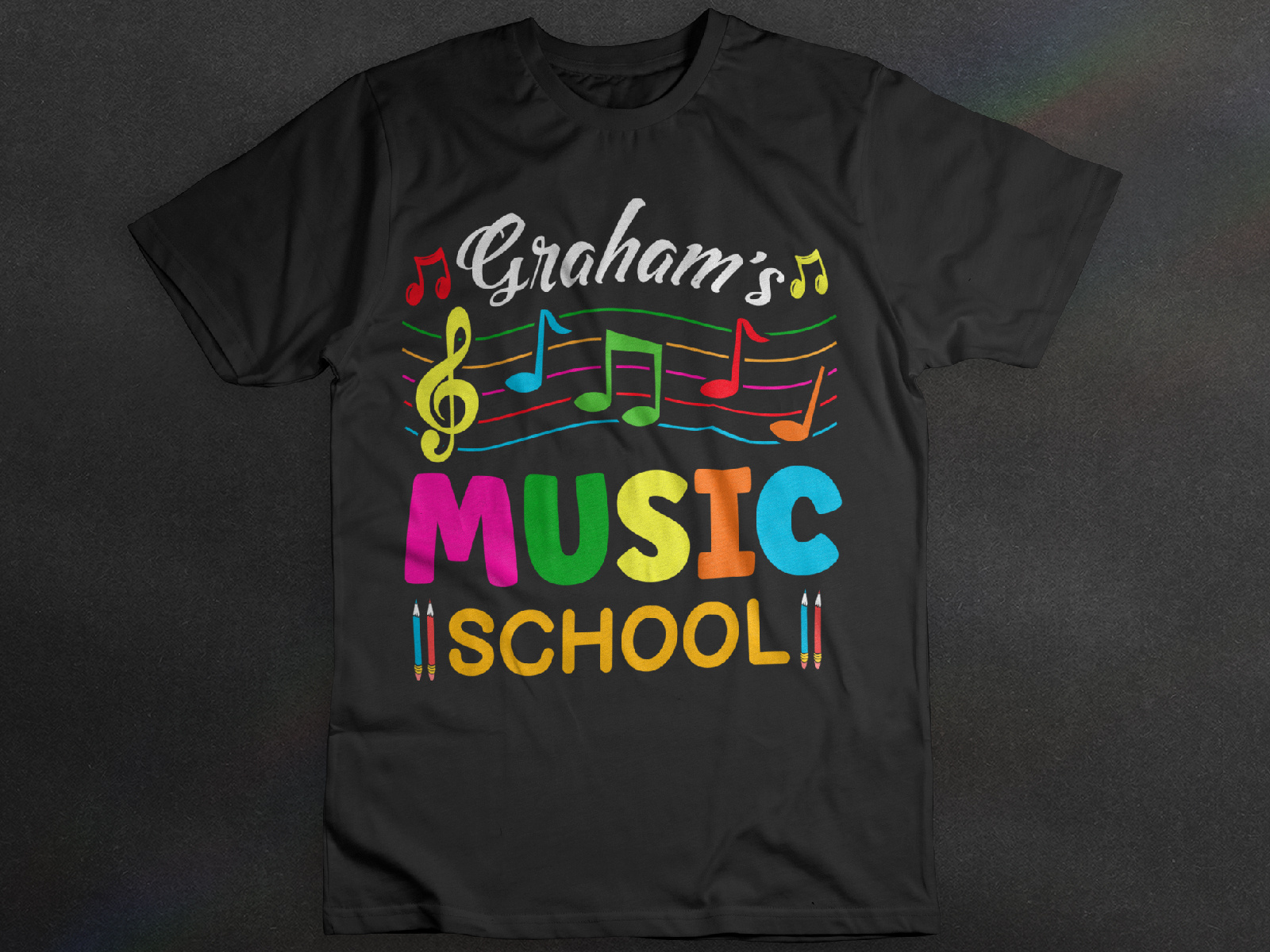 Music School T Shirt Design By Hamida Begum On Dribbble