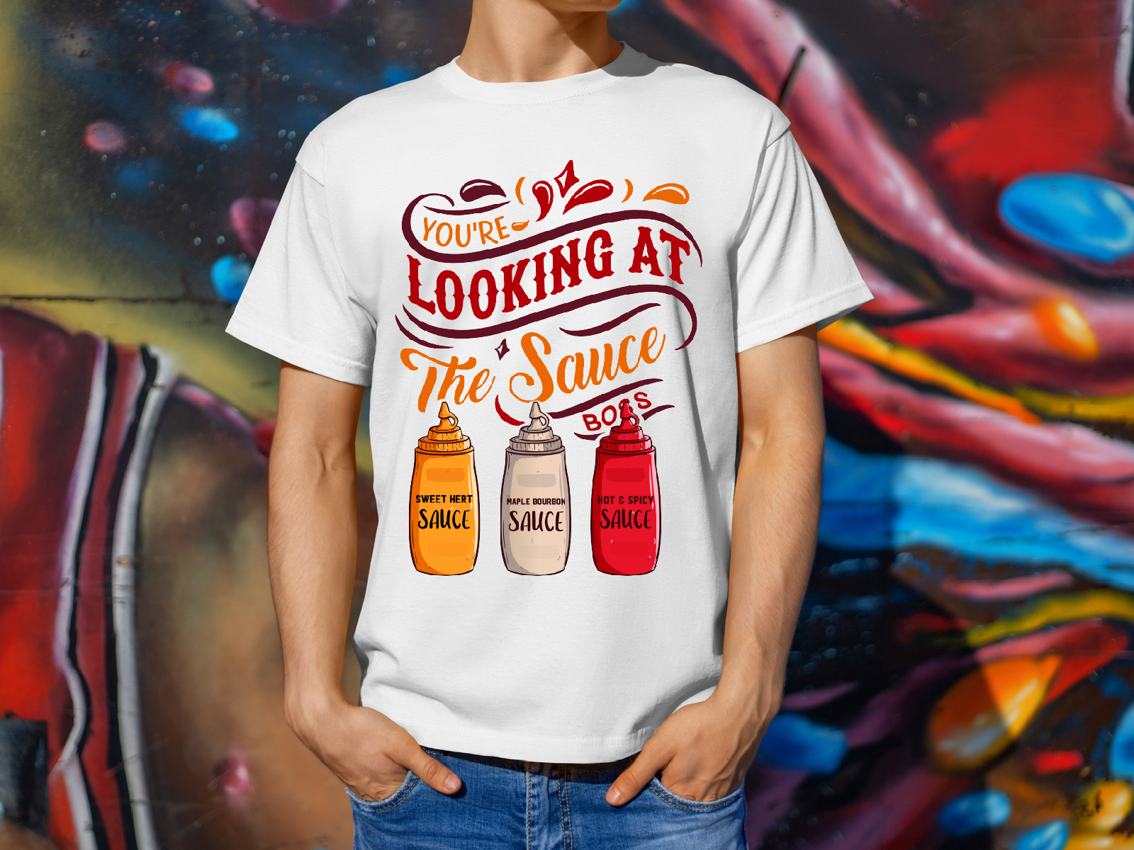 Sauce Boss T Shirt Design By Hamida Begum On Dribbble