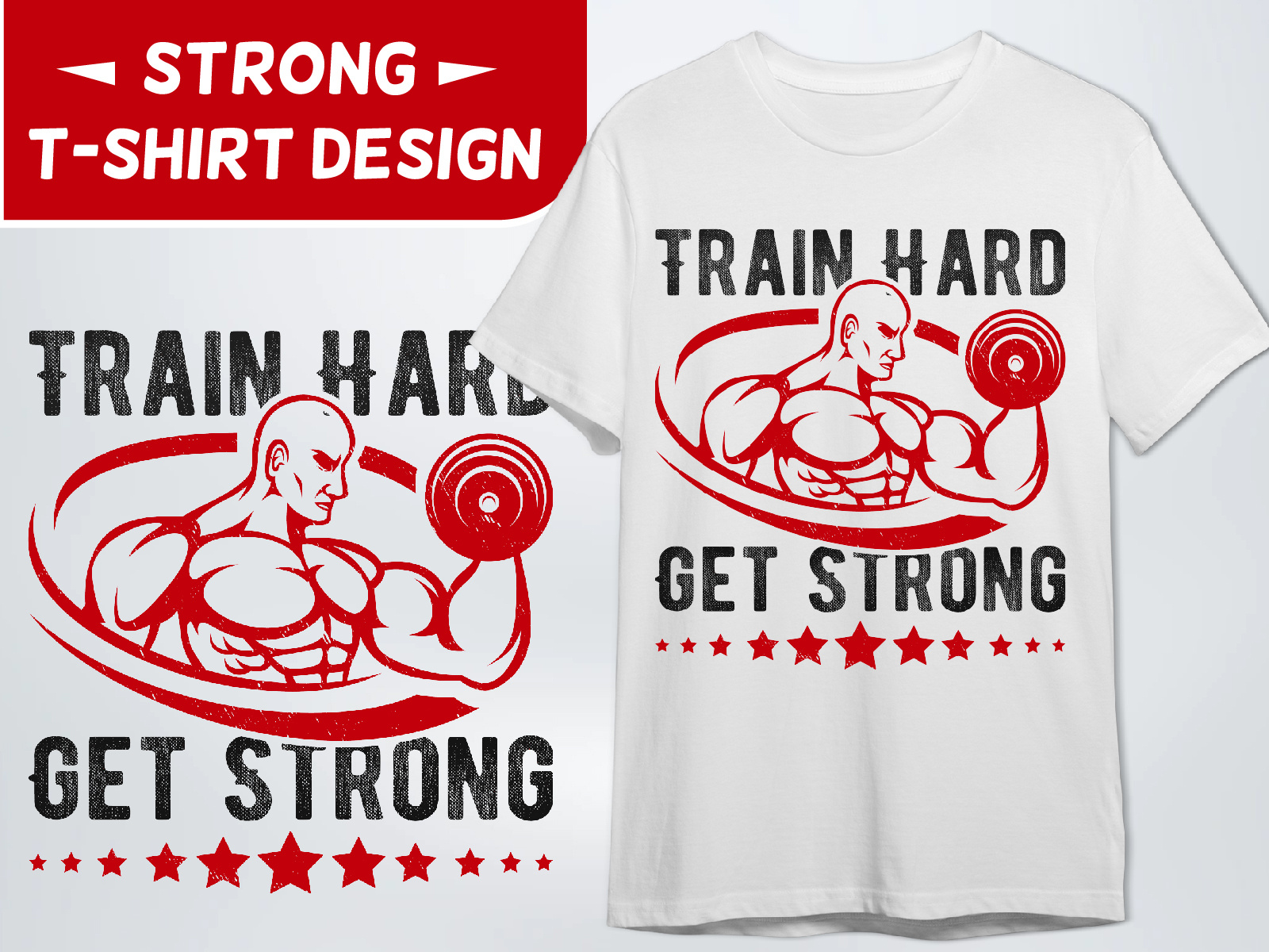 Strong T Shirt Design By Hamida Begum On Dribbble