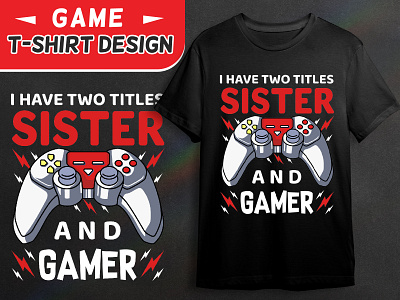 Game T-shirt Design best t shirt custom t shirt design funny t shirt gamer gamer t shirt gaming t shirts graphic design hand drawn t shirt design typography