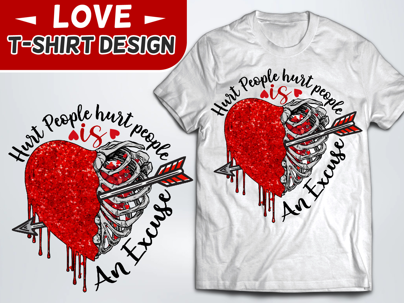 Love T Shirt Design By Hamida Begum On Dribbble