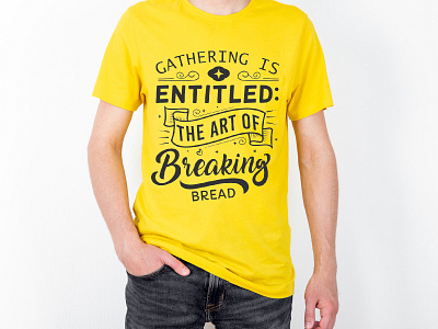 Breaking Bread T-shirt Design art best t shirt bread breaking breaking bread custom t shirt design funny t shirt hand drawn illustration t shirt design vector