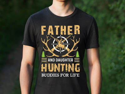 Dear Hunting T-shirt Design