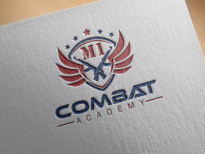 COMBAT ACADEMY LOGO DESIGN creative logo