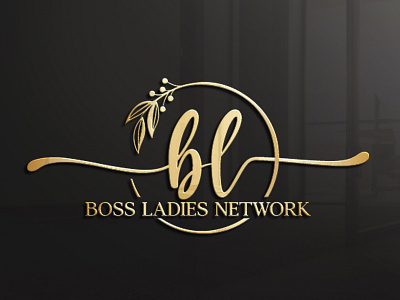 BOSS LADIE NETWORK LOGO DESIGN boss creative logo ladie