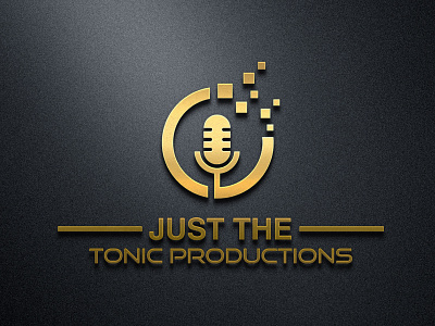 JUST THE TONIC PRODUCTIONS LOGO DESIGN