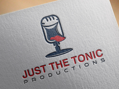 Just the Tonic logo design letter logo