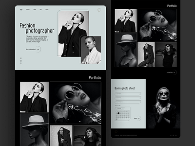 Photographer Portfolio Website concept