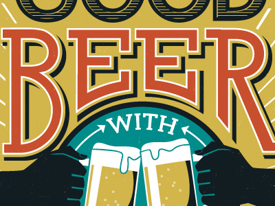 Beer Poster 2- Good Beer/Good People