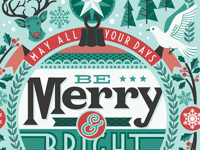 Christmas Card 2014 card design christmas complimentary colors holiday