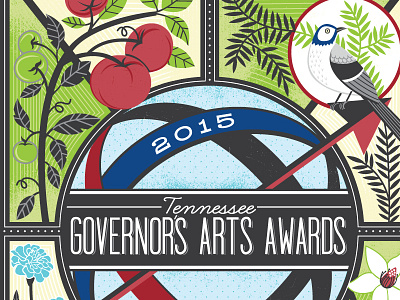 TN Gov Arts Awards illustration invitation program
