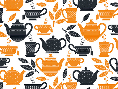 Tea party pattern