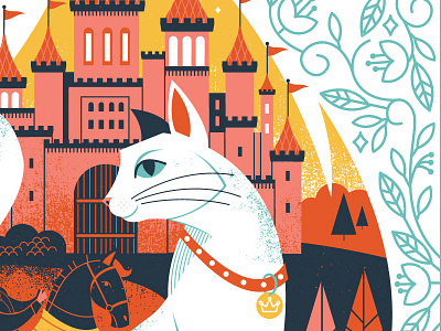 The White Cat book cover illustration