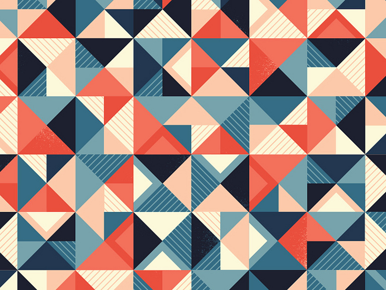 Geometric Nautical Pattern by Lucie Rice on Dribbble