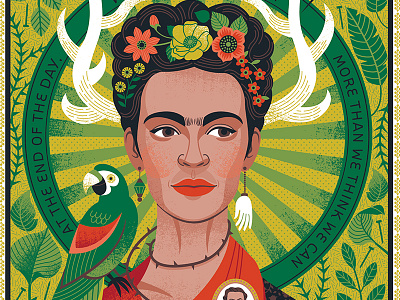 Frida Kahlo Portrait illustration portrait