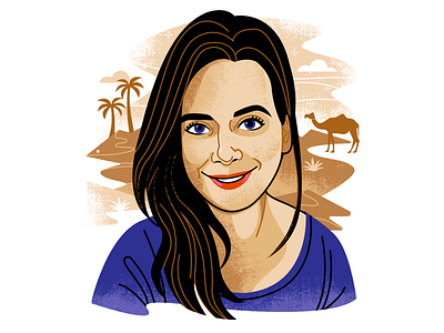 Contributor illo- Abby Tucker illustration portrait