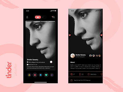 Tinder designs, themes, templates and downloadable graphic elements on  Dribbble