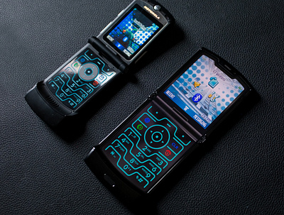 Retro Mode - Motorola Razr android android app app design easter egg motorola razr retro ui ui ux ui design