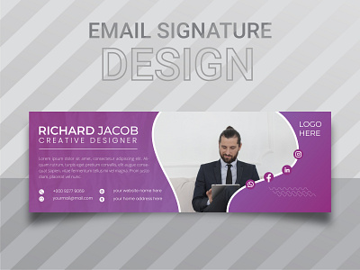 Modern Email Signature Business Template