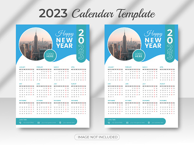 corporate wall calendar design 2023