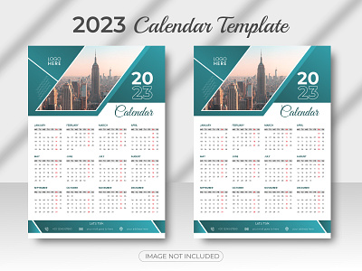 corporate wall calendar design 2023