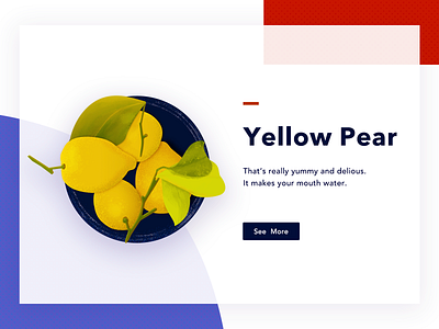 yellow pear illustrator ui web