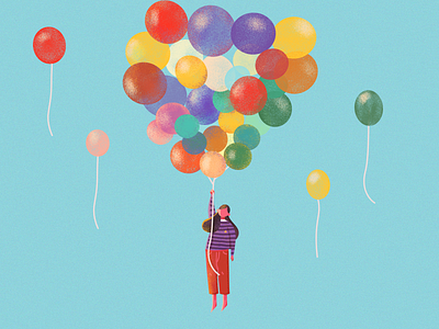 ballon illustration illustrator